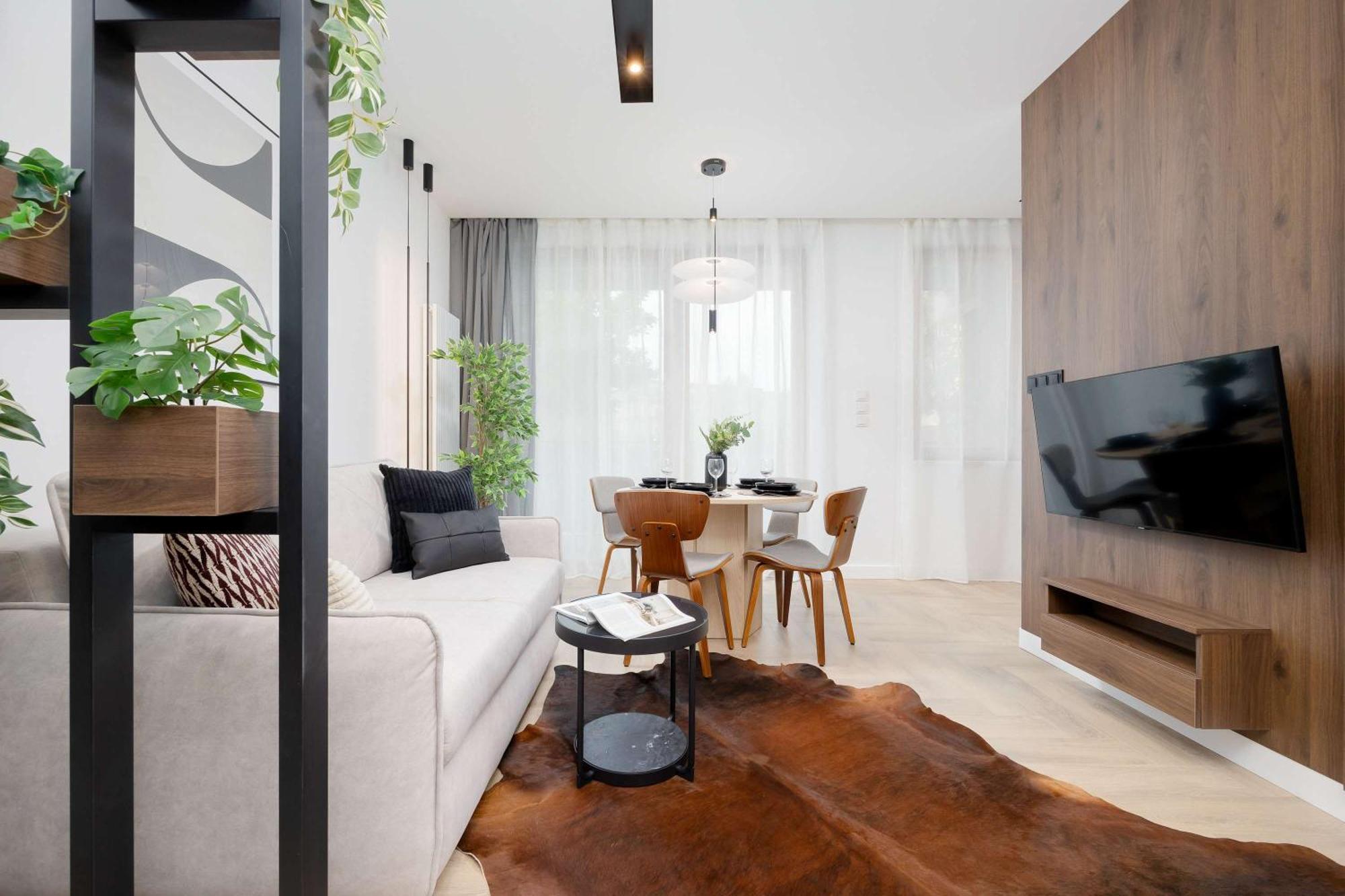 Apartment Sarmacka Wilanow With Parking, Sauna & Gym By Noclegi Renters Варшава Екстериор снимка
